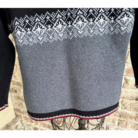 Hanna Andersson Nordic Fair Isle Sweater Unisex Kids Sz 5 110cm 1/4 Zip - Picture 6 of 12